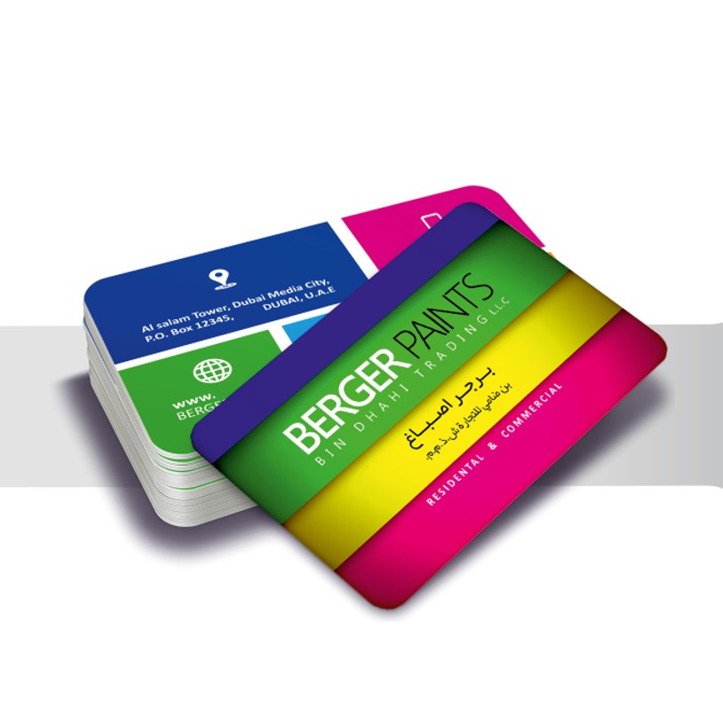 ROUNDED CORNER GLOSSY LAMINATED 350 GSM