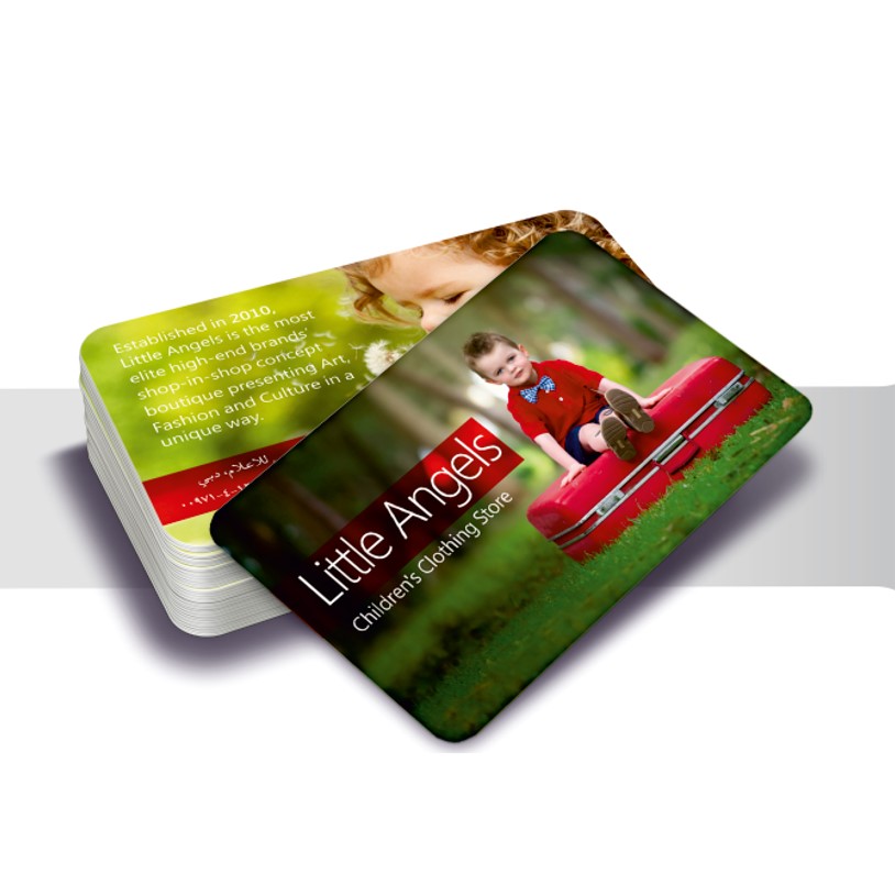 Rounded Corner Matt Laminated 350 GSM