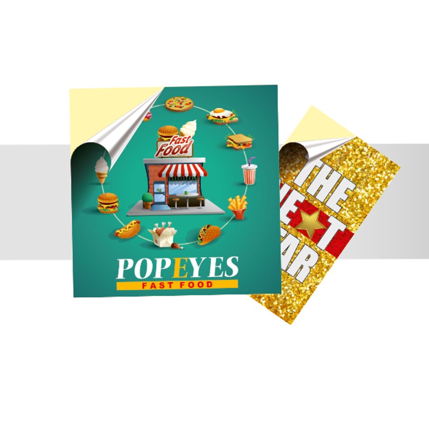 Sticker Glossy Laminated 80 GSM