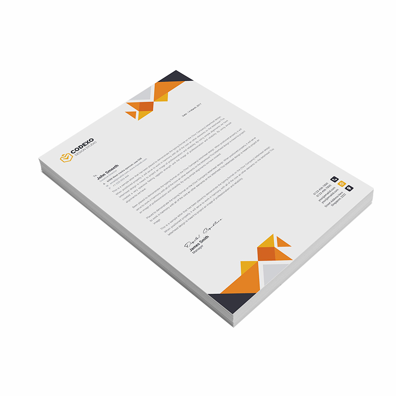 A5 Letterhead